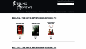 What Reelingreviews.com website looked like in 2022 (1 year ago)