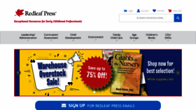 What Redleafpress.org website looked like in 2022 (3 years ago)
