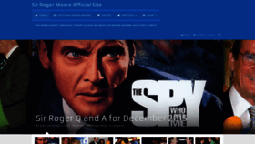 What Roger-moore.com website looked like in 2022 (1 year ago)