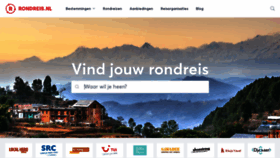 What Rondreis.nl website looked like in 2022 (1 year ago)