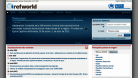 What Refworld.org.es website looked like in 2022 (3 years ago)