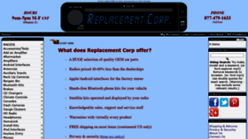 What Replacementradios.com website looked like in 2022 (1 year ago)