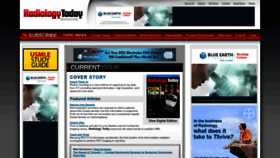 What Radiologytoday.net website looked like in 2022 (1 year ago)