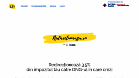 What Redirectioneaza.ro website looked like in 2022 (1 year ago)