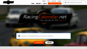 What Racingcalendar.net website looked like in 2022 (1 year ago)
