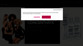 What Redken.eu website looked like in 2022 (1 year ago)