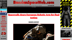 What Russianspaceweb.com website looked like in 2022 (2 years ago)