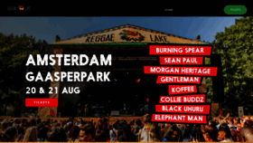 What Reggaelake.nl website looked like in 2022 (1 year ago)