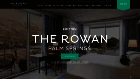 What Rowanpalmsprings.com website looked like in 2022 (1 year ago)