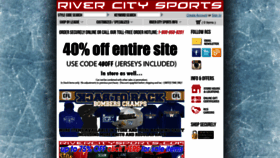 What Rivercitysports.com website looked like in 2022 (1 year ago)
