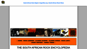 What Rock.co.za website looked like in 2022 (1 year ago)