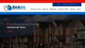 What Rhawa.org website looked like in 2022 (1 year ago)