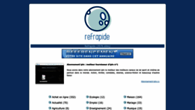 What Refrapide.com website looked like in 2022 (1 year ago)