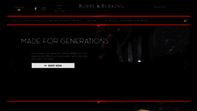 What Robbeberking.com website looked like in 2022 (1 year ago)