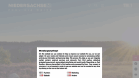 What Reiseland-niedersachsen.de website looked like in 2022 (1 year ago)