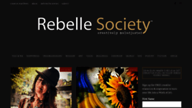 What Rebellesociety.com website looked like in 2022 (1 year ago)