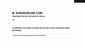 What Run3donline.com website looked like in 2022 (1 year ago)