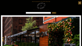 What Restaurantsofmanchester.com website looked like in 2022 (1 year ago)