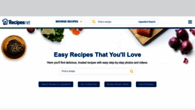 What Recipe4living.com website looked like in 2022 (1 year ago)