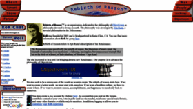 What Rebirthofreason.com website looked like in 2022 (1 year ago)