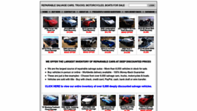 What Repairablecars-forsale.com website looked like in 2022 (1 year ago)