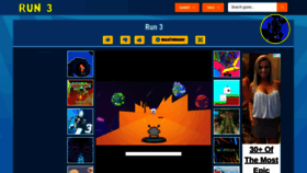 What Run3game.io website looked like in 2022 (1 year ago)