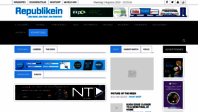 What Republikein.com.na website looked like in 2022 (1 year ago)