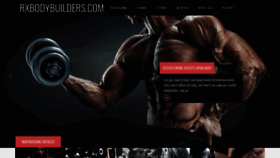 What Rxbodybuilders.com website looked like in 2022 (1 year ago)