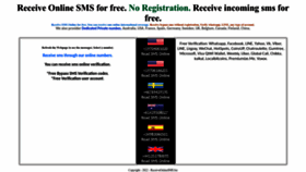 What Receiveonlinesms.biz website looked like in 2022 (1 year ago)