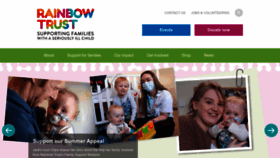 What Rainbowtrust.org.uk website looked like in 2022 (1 year ago)