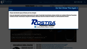 What Rostra.com website looked like in 2022 (1 year ago)