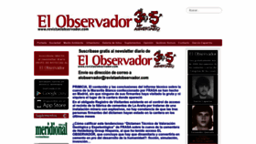 What Revistaelobservador.com website looked like in 2022 (1 year ago)