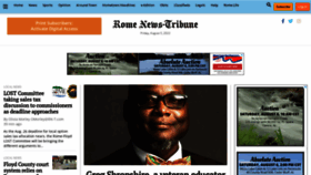 What Romenews-tribune.com website looked like in 2022 (1 year ago)