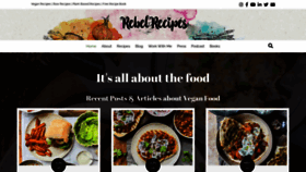 What Rebelrecipes.com website looked like in 2022 (1 year ago)