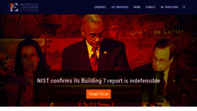 What Rethink911.org website looked like in 2022 (1 year ago)