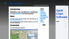 What Routeconverter.de website looked like in 2022 (1 year ago)