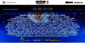 What Rototomsunsplash.com website looked like in 2022 (1 year ago)