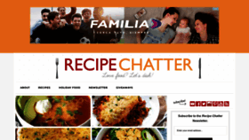 What Recipechatter.com website looked like in 2022 (1 year ago)