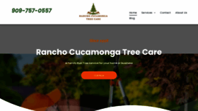 What Ranchocucamongatreecare.com website looked like in 2022 (1 year ago)
