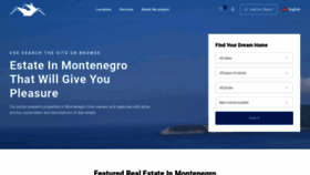 What Real-estate-in-montenegro.com website looked like in 2022 (1 year ago)