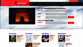 What Resortsinnewdelhi.com website looked like in 2022 (1 year ago)