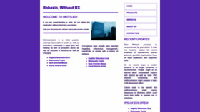 What Robaxin.digital website looked like in 2022 (1 year ago)