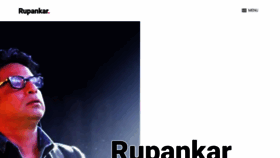 What Rupankar.com website looked like in 2022 (1 year ago)