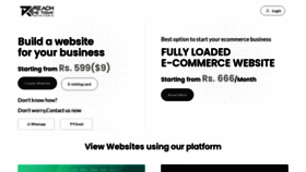 What Reachmetoday.com website looked like in 2022 (1 year ago)