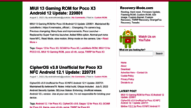 What Recovery-mode.com website looked like in 2022 (3 years ago)