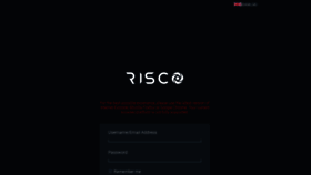 What Riscocloud.com website looked like in 2022 (1 year ago)