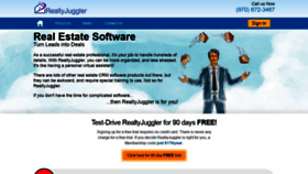 What Realtyjuggler.com website looked like in 2022 (1 year ago)