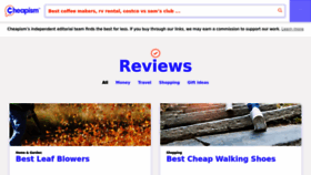 What Reviews.cheapism.com website looked like in 2022 (1 year ago)