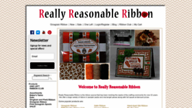 What Reasonableribbon.com website looked like in 2022 (1 year ago)