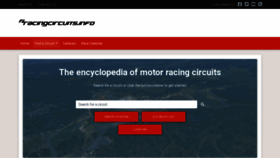 What Racingcircuits.info website looked like in 2022 (1 year ago)